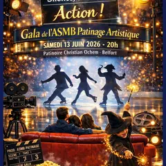 GALA ASMB PATINAGE ARTISTIQUE - « Silence… ça tourne ! » - Le 13 juin 2026, 20h