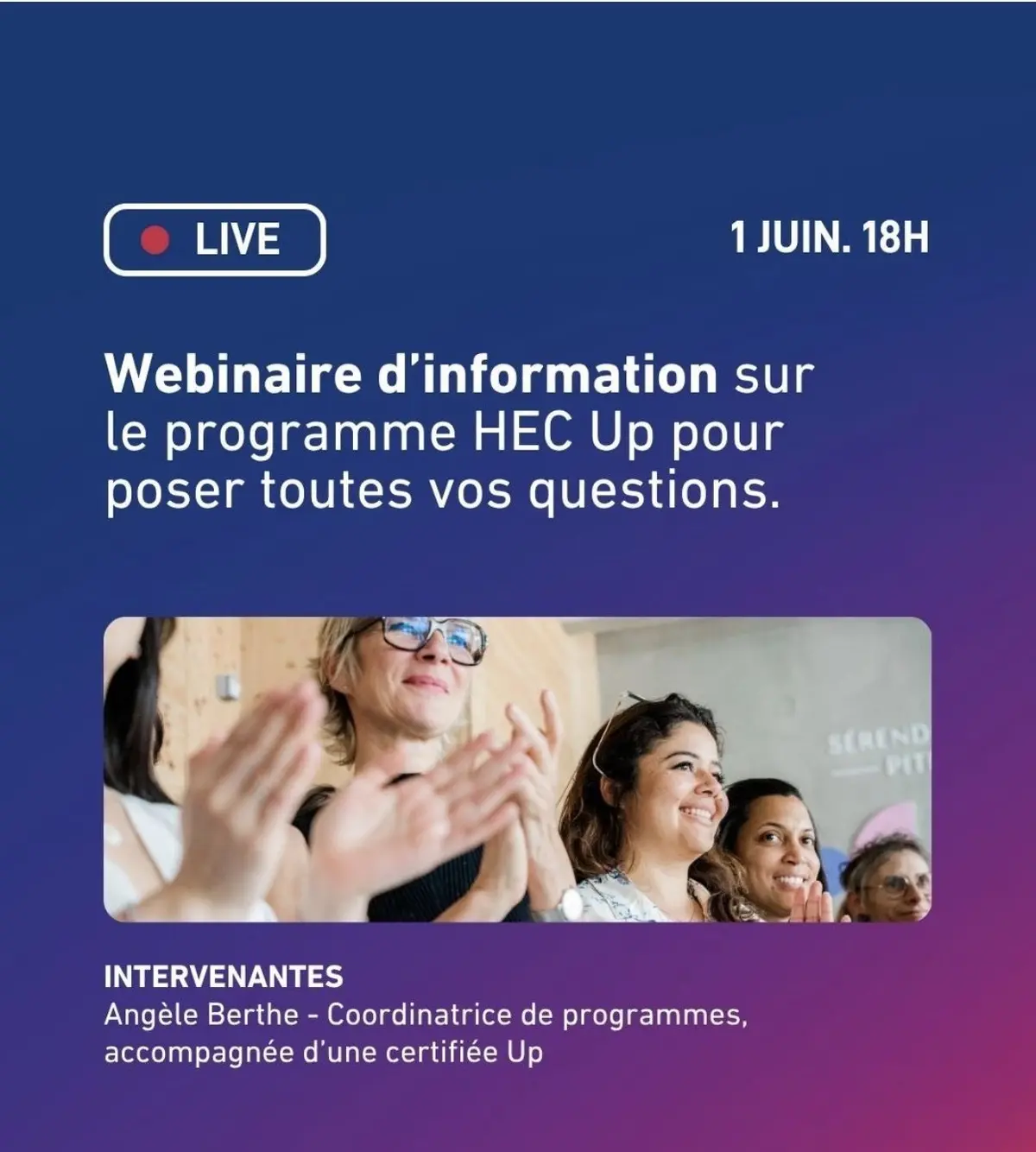 Vous voulez en savoir plus sur le programme HEC Up et rencontrer notre équipe ?
