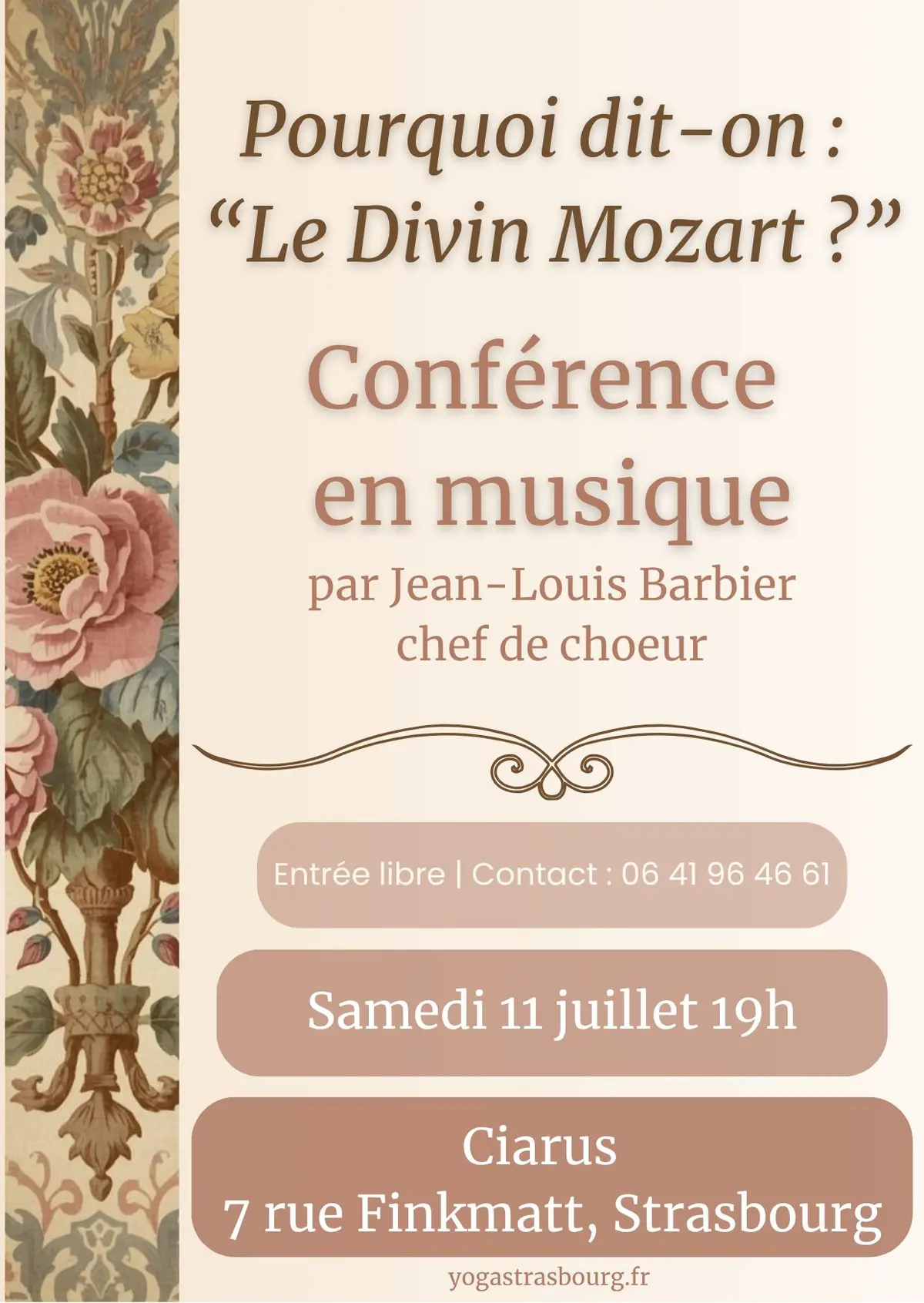 Conférence Mozart