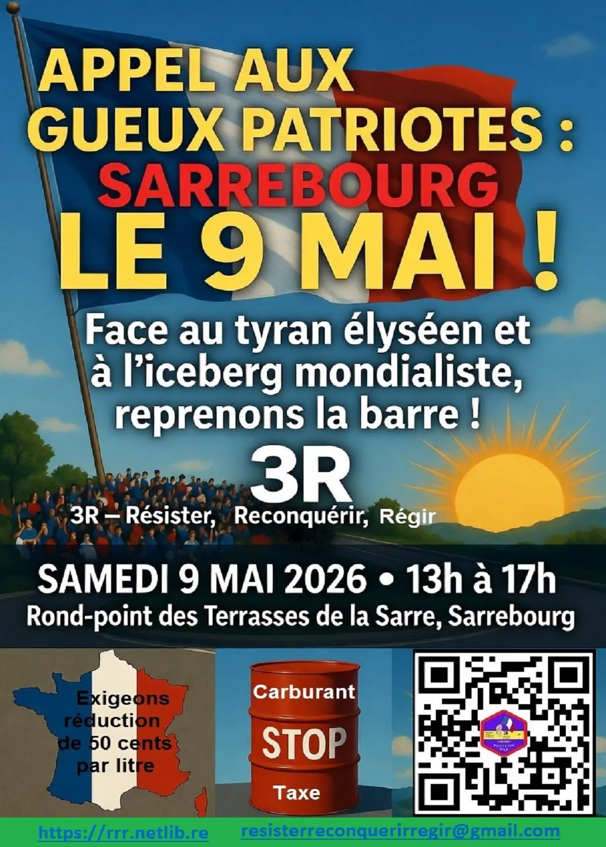Appel aux gueux patriotes à Sarrebourg