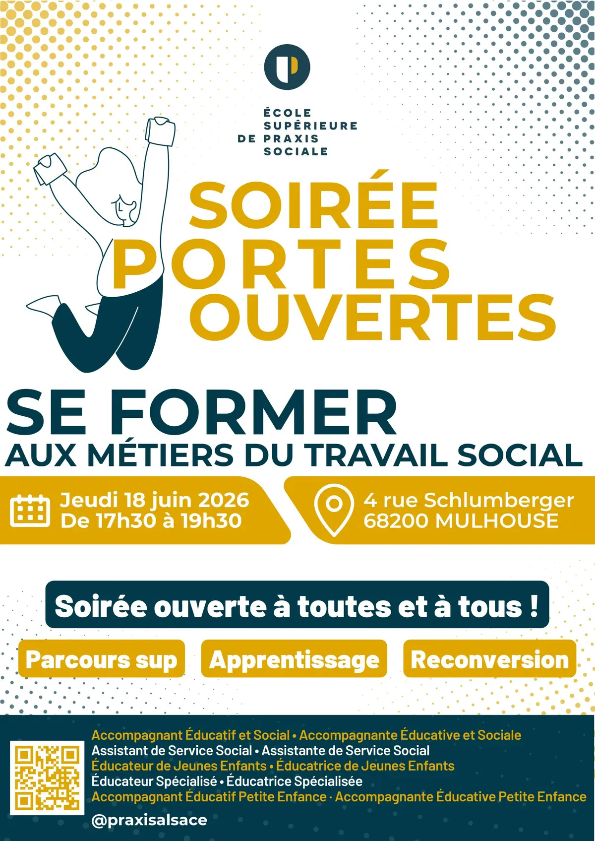 Ecole Supérieure de Praxis Sociale • Soirée Portes Ouvertes 