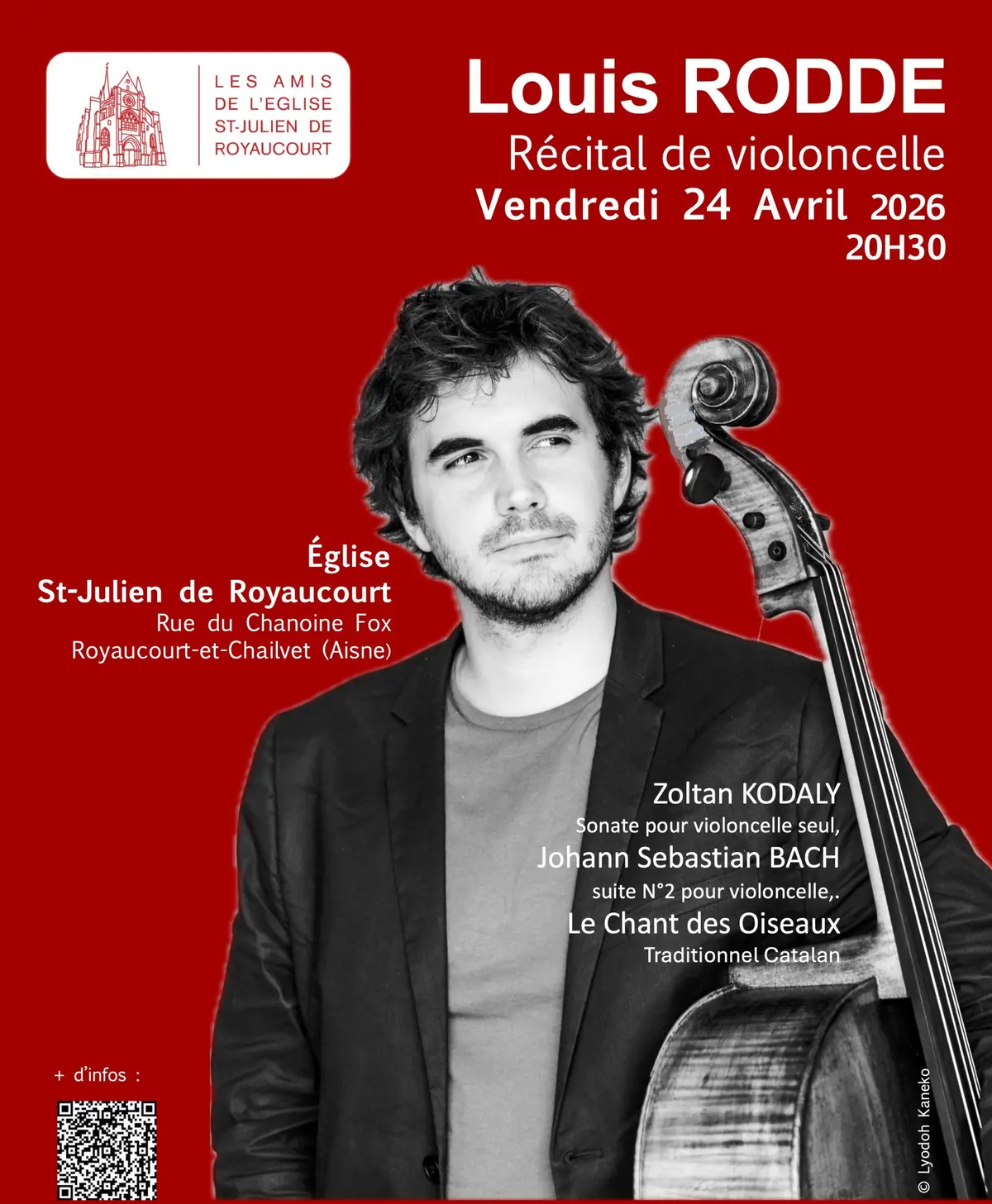 Récital de violoncelle- Louis RODDE