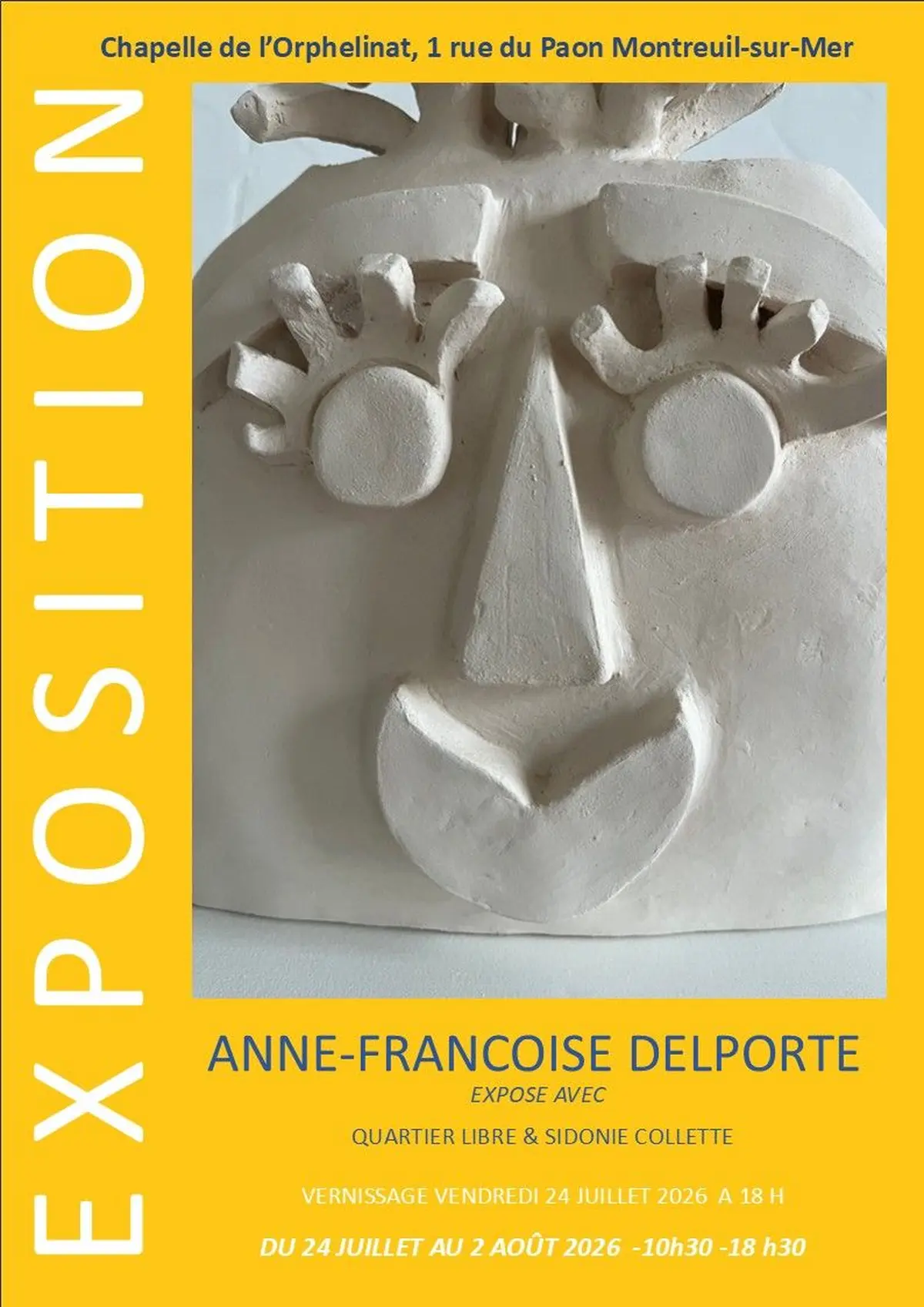 Anne-Françoise Delporte , artiste du vivant -céramique & peinture