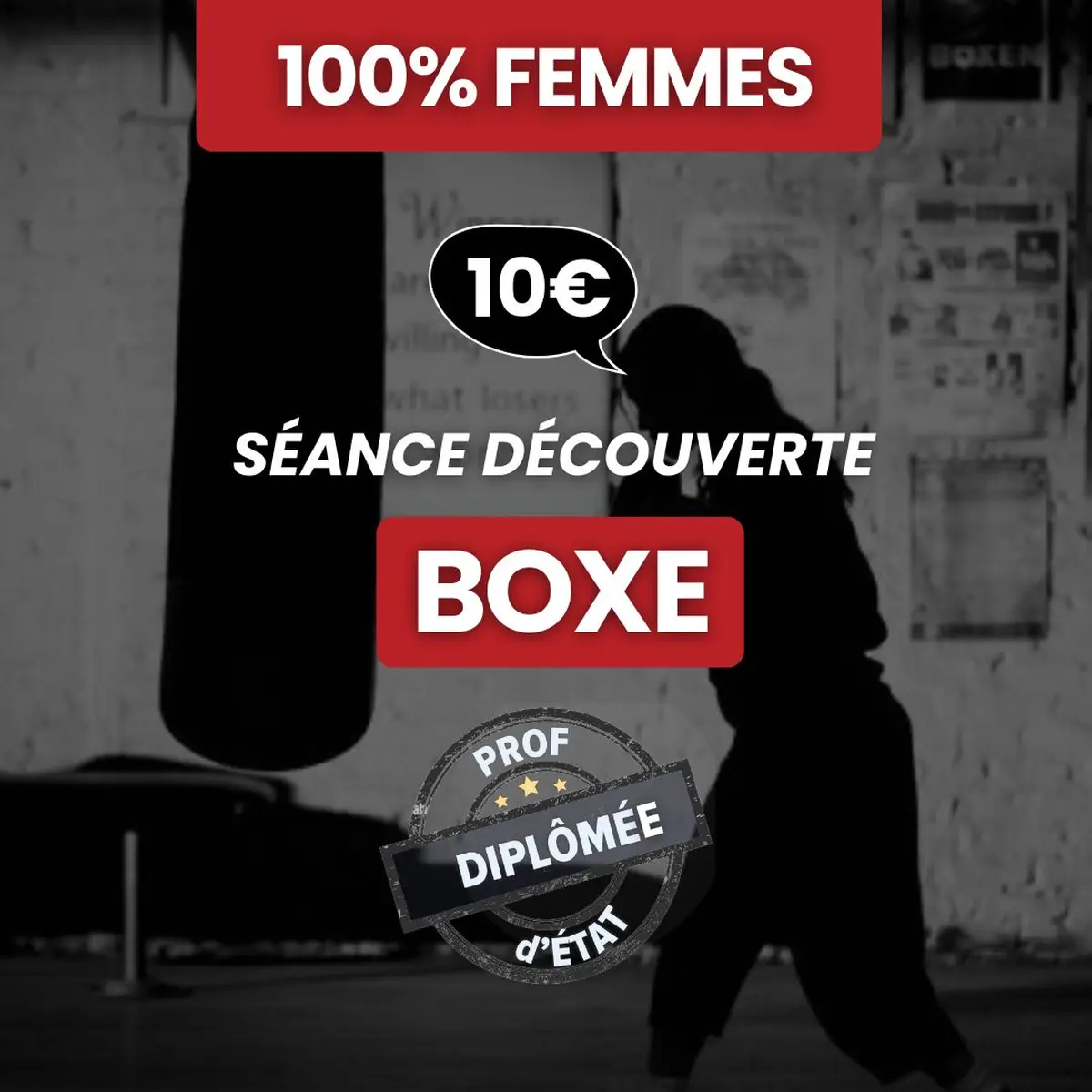 Séance découverte boxe - 100% femmes