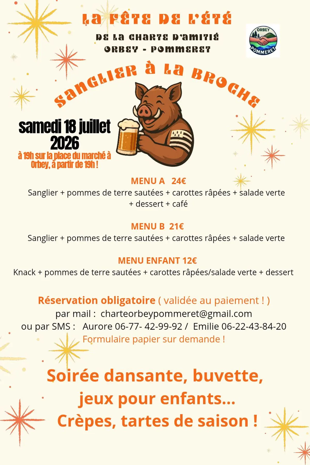 Fête d'été à Orbey