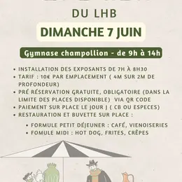 Le vide-grenier du Lattes handball