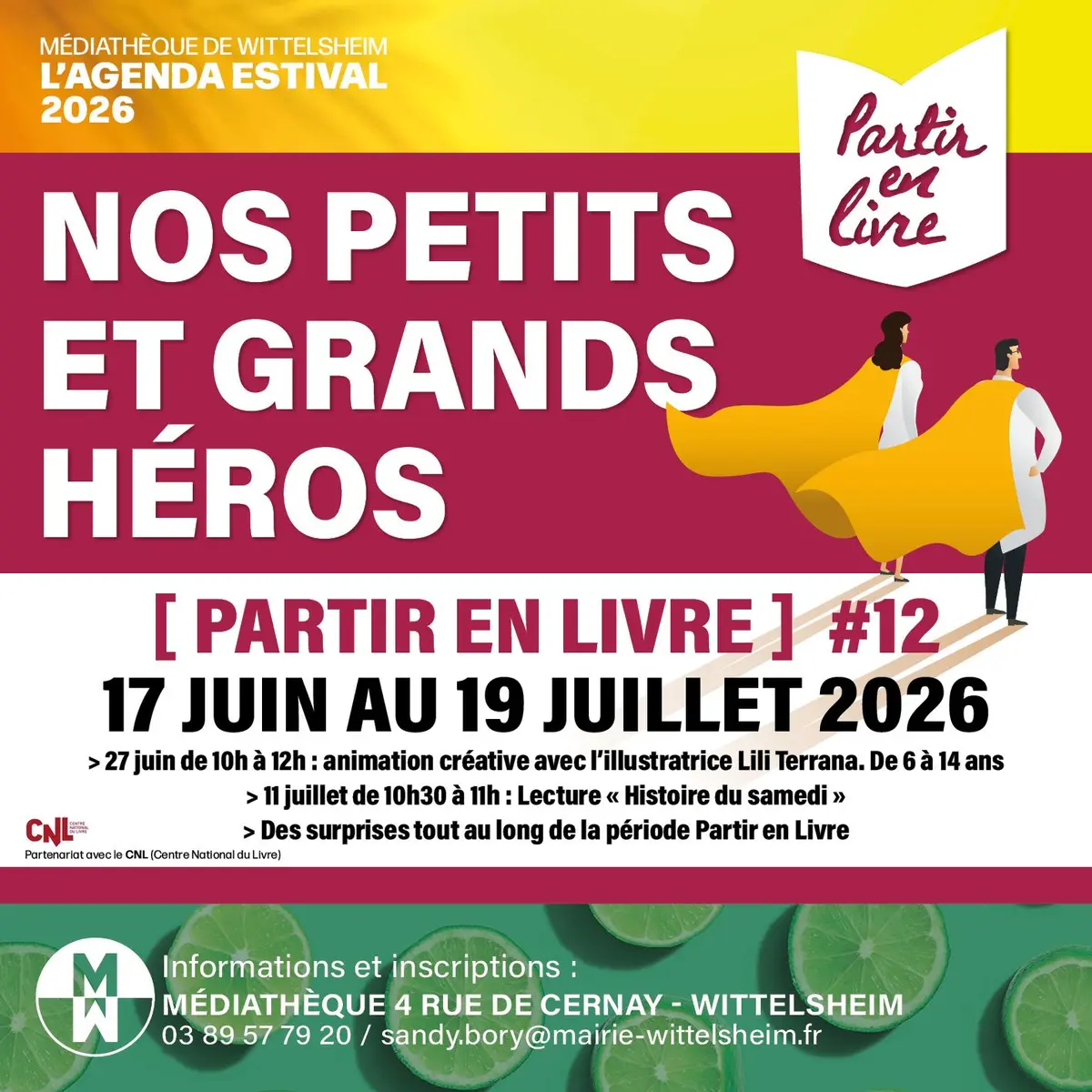 Partir en Livre à la médiathèque de Wittelsheim