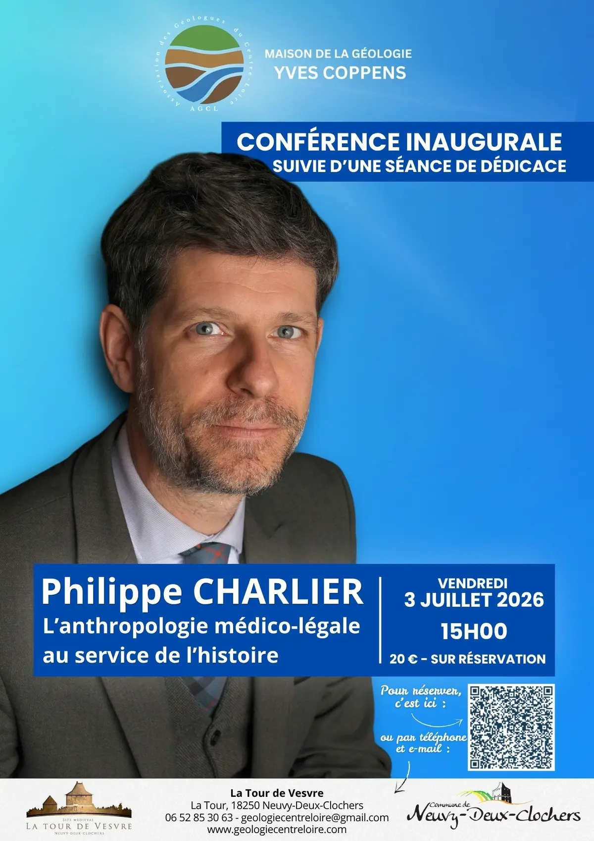 Conférence inaugurale avec Philippe Charlier