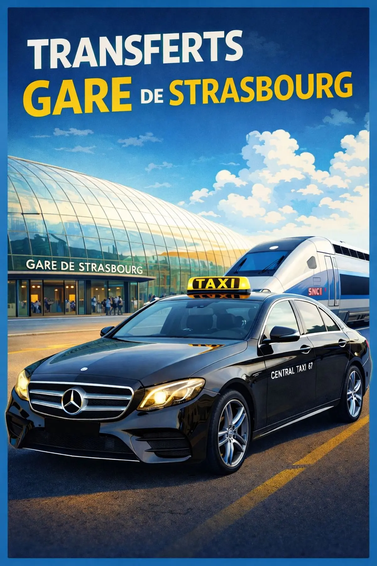 Transferts Gare de Strasbourg – Central Taxi 67
