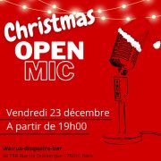Christmas Open Mic au Walrus disquaire bar