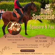 Dîner Spectacle Équestre & Arts du Feu
