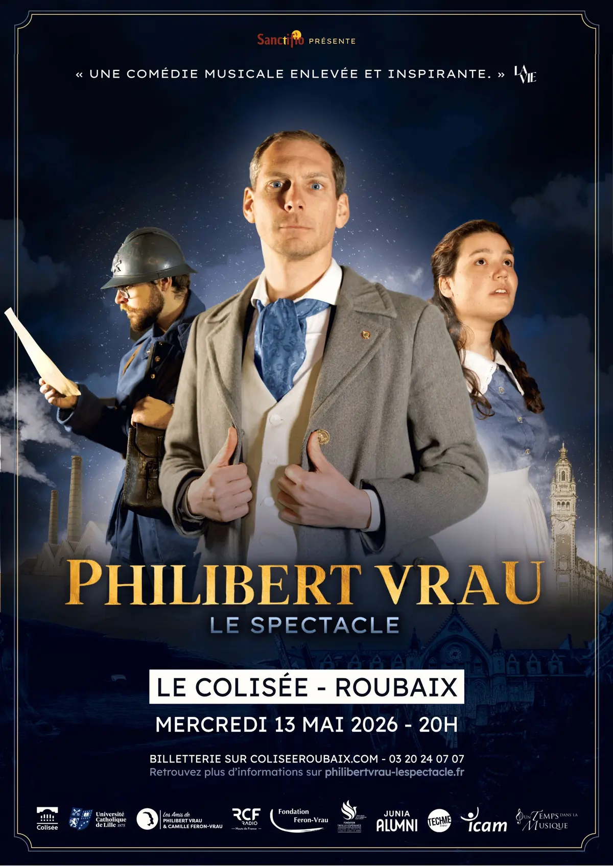 Philibert Vrau, le spectacle au Colisée de Roubaix