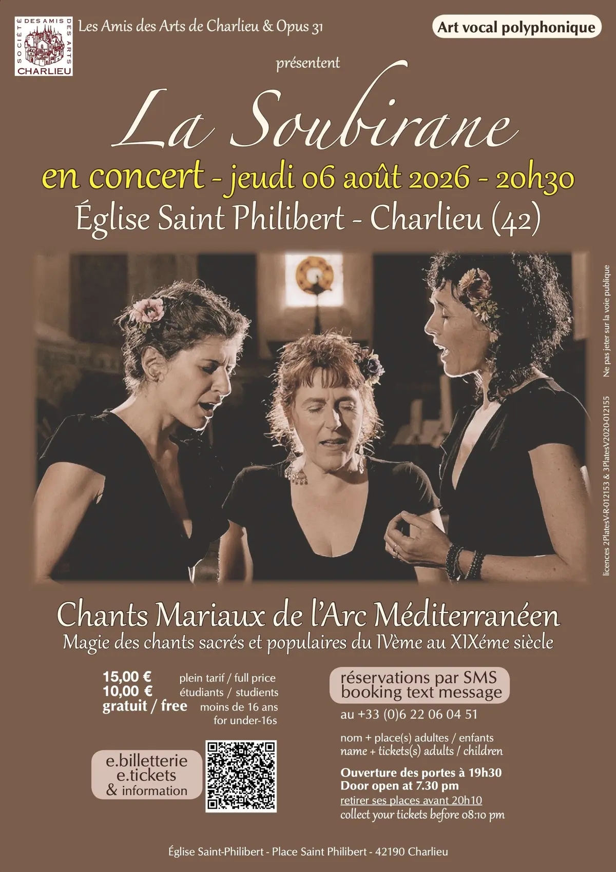 La Soubirane Chants mariaux de l'Arc méditerranéen S'émerveiller - polyphonies