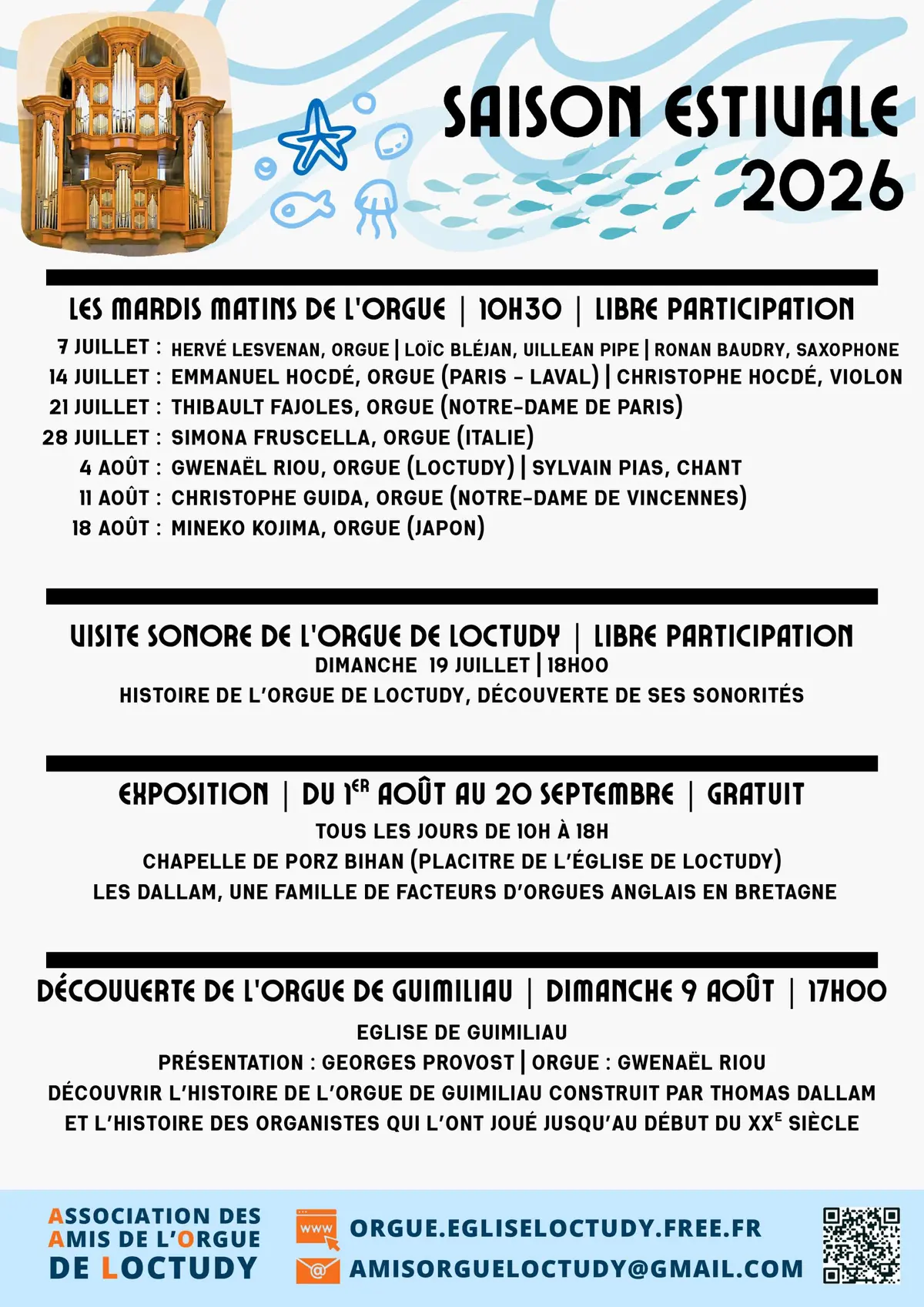 Découverte de l' orgue historique de Guimiliau