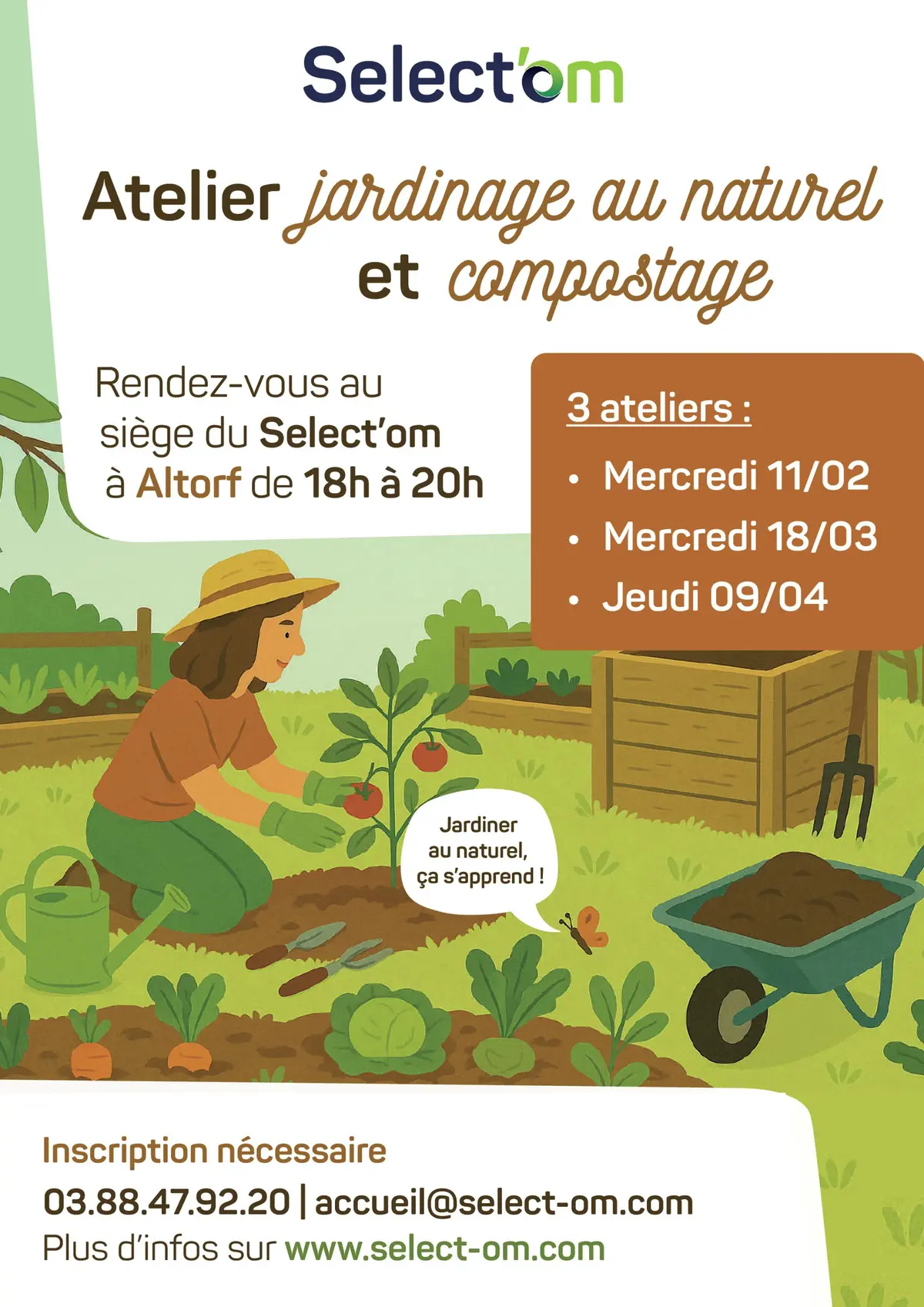 Atelier jardin au naturel et compostage