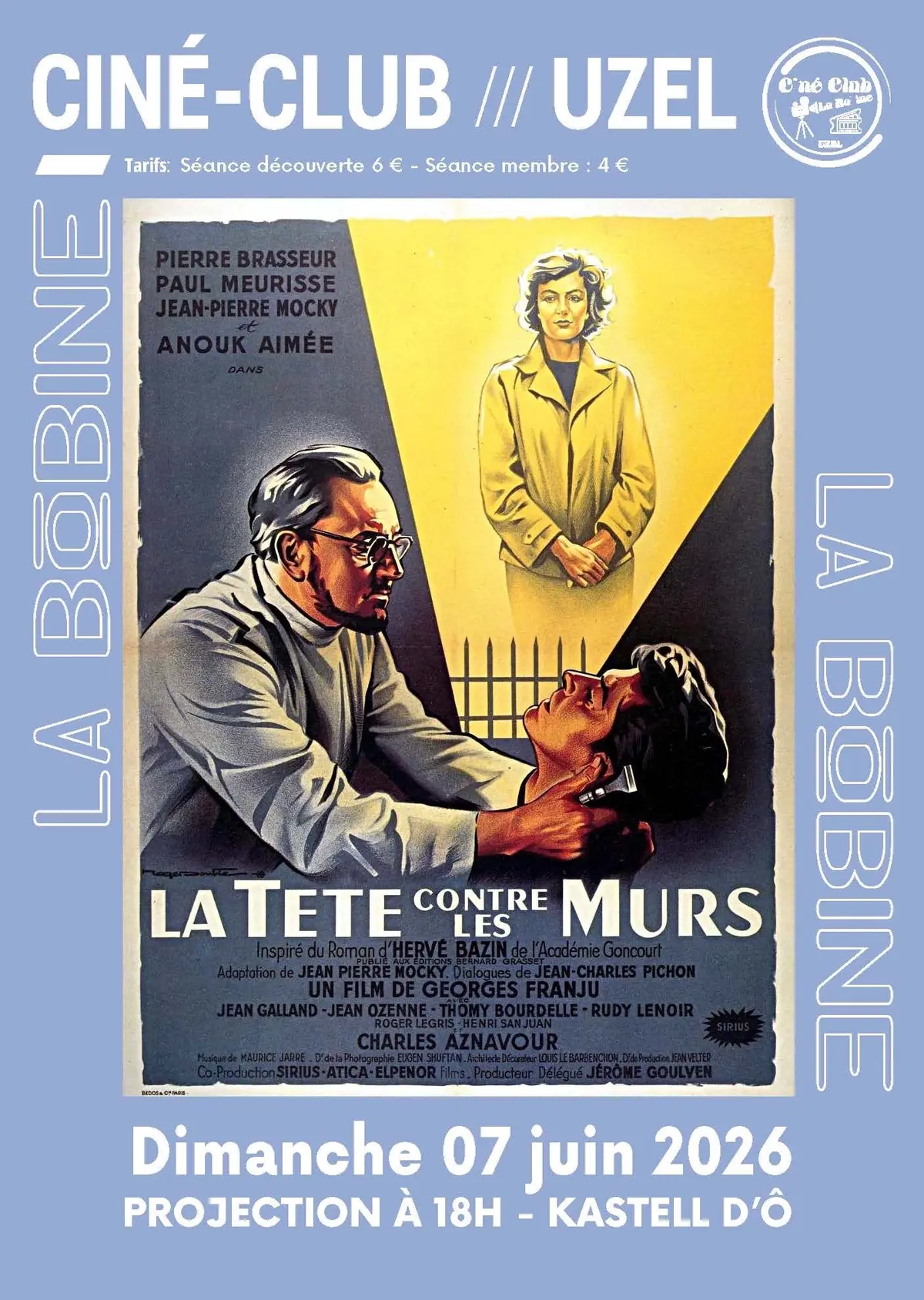  « La Tête contre les murs » de Georges Franju (1959)