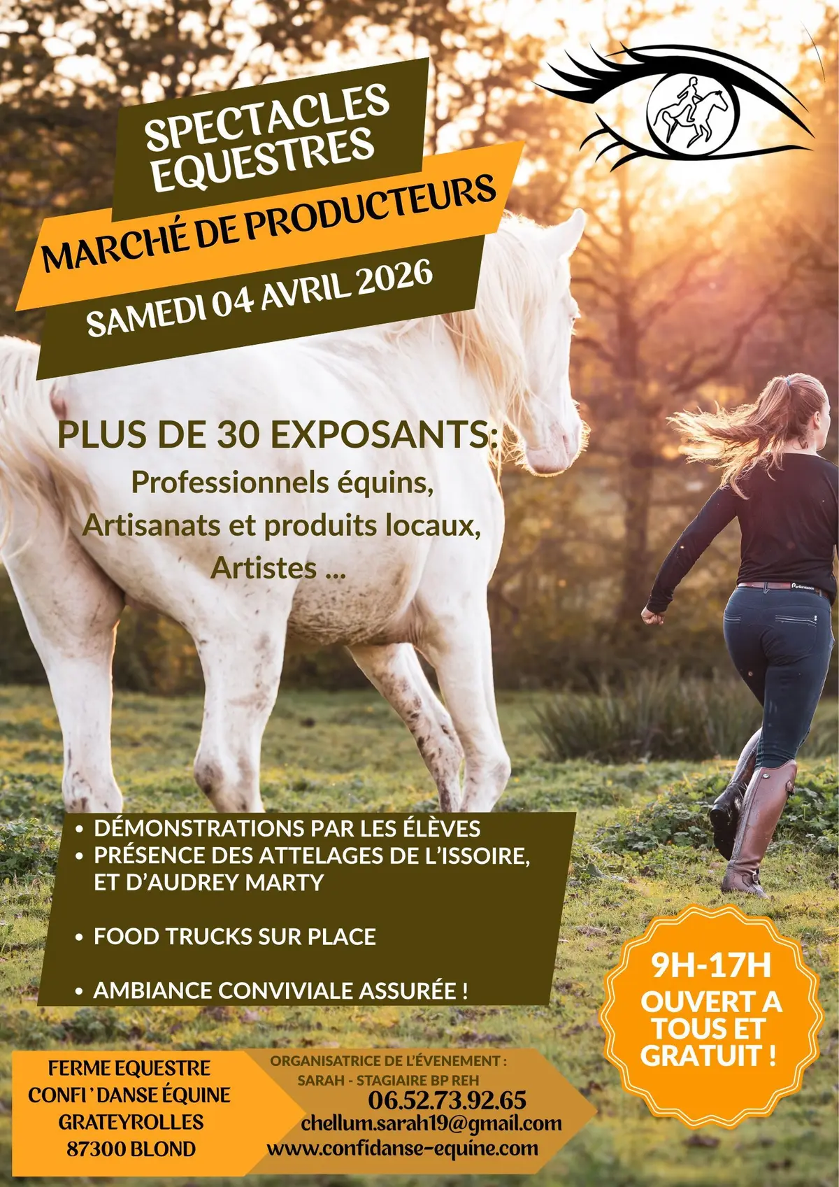 Spectacle Équestre - Marché de Producteurs et Artisans - Blond