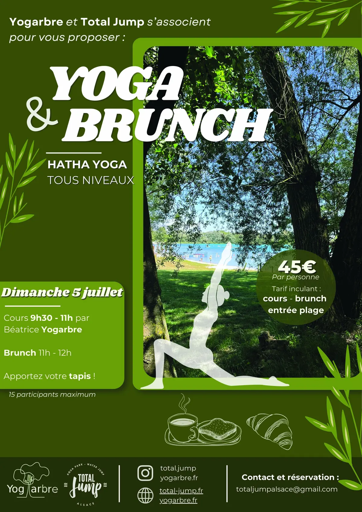 Yoga & Brunch à Total Jump