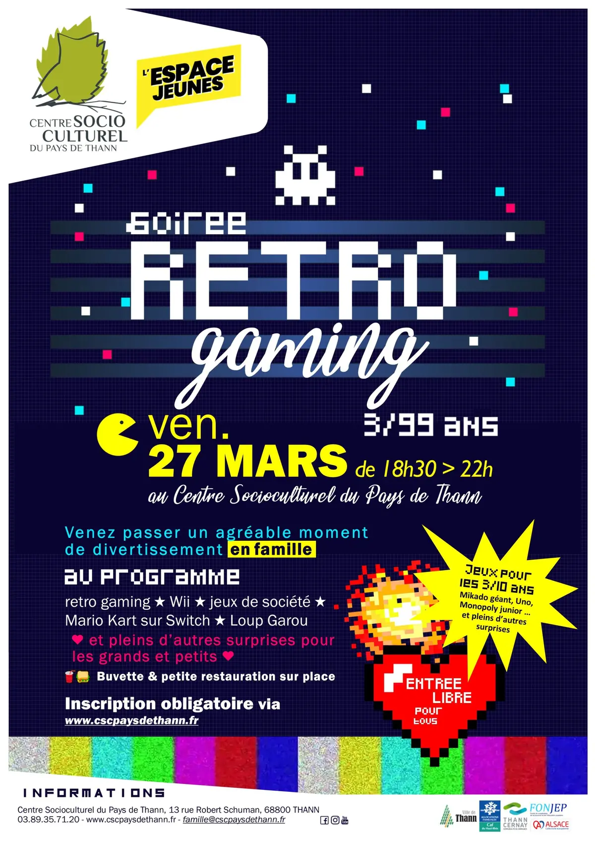 Soirée Retrogaming