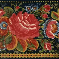 Exposition « Les tissus fleuris » &copy; Pays d'art et d'histoire du Val d'Argent