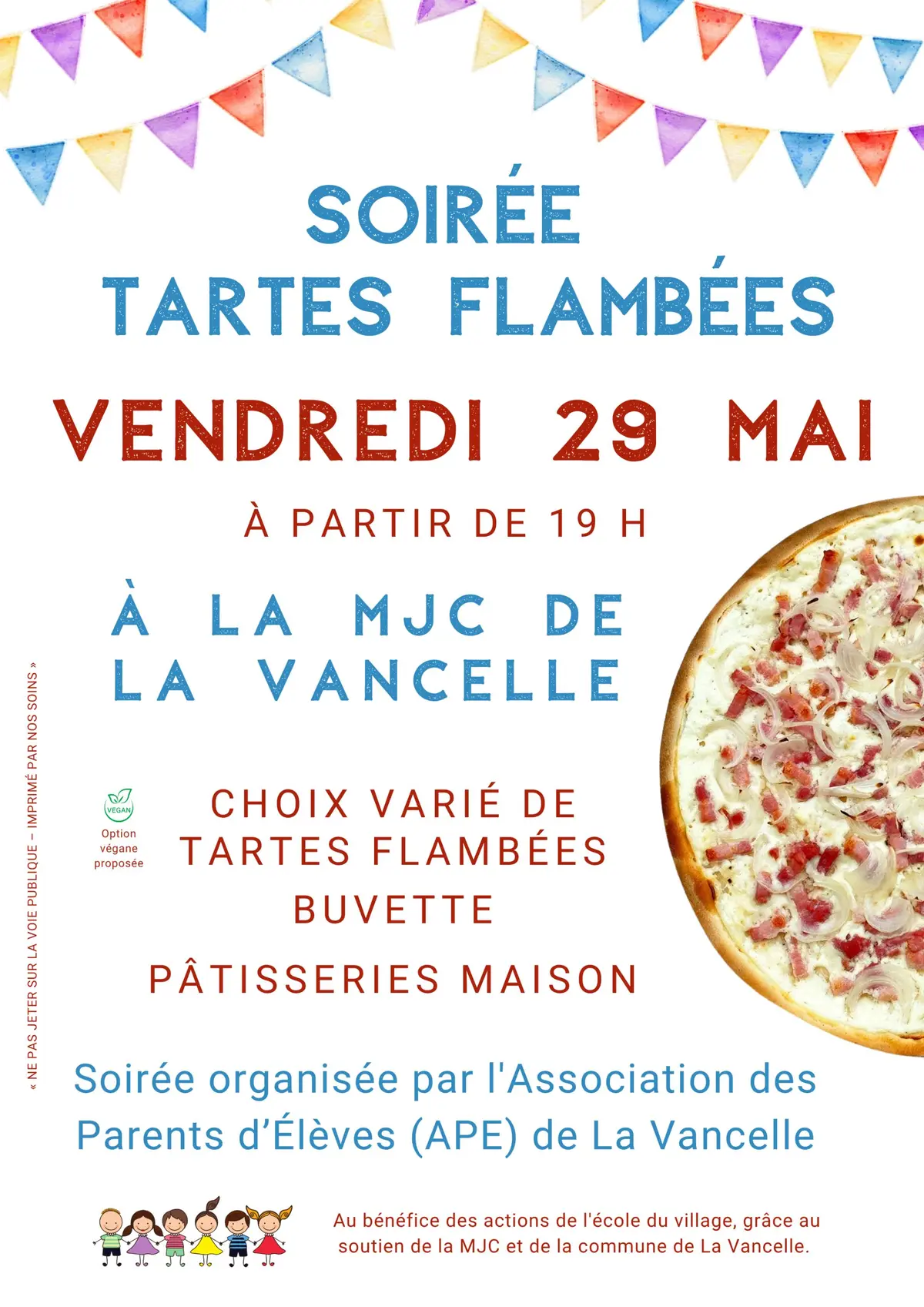 Soirée tartes flambées à La Vancelle