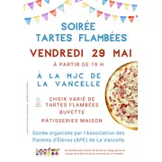 Soirée tartes flambées à La Vancelle