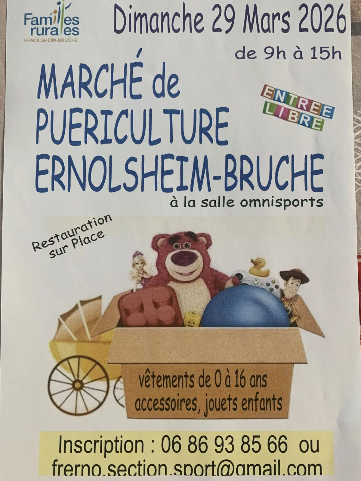 Marché de puériculture 