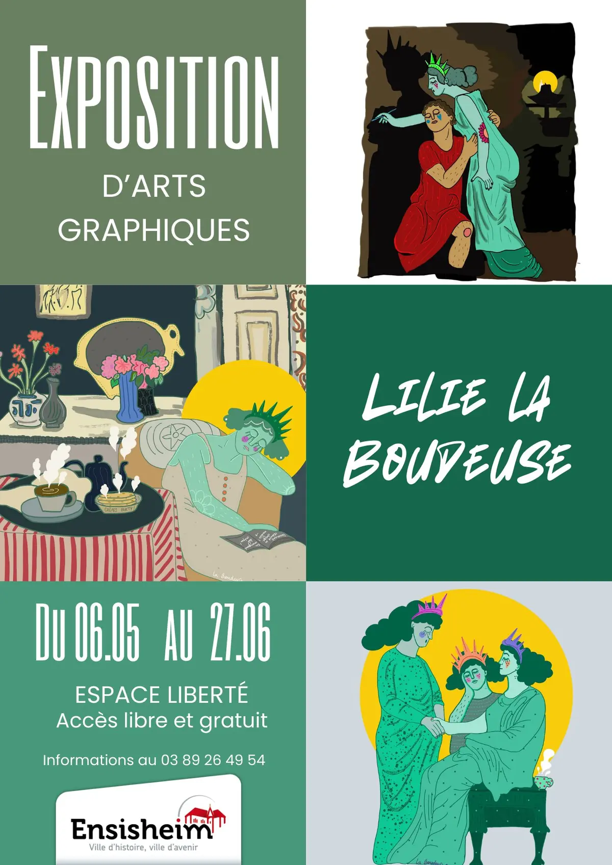 Exposition de lilie la boudeuse