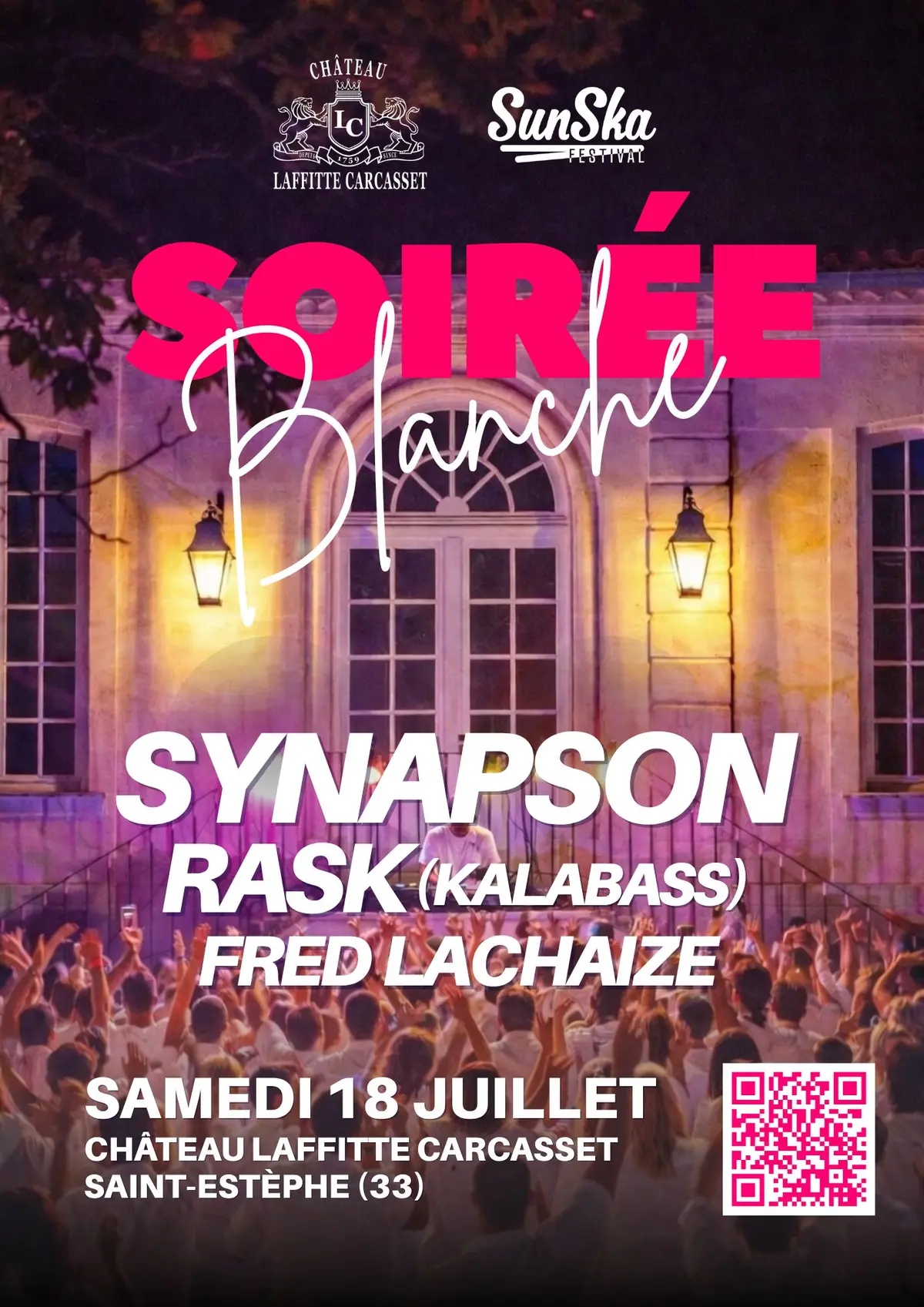 Soirée Blanche #2 : Synapson, Rask (Kalabass), Fred Lachaize