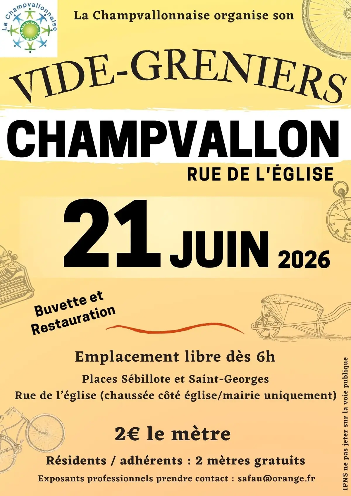Vide Greniers Champvallon
