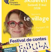 Spectacle improvisation & conte Le village – Sklaeren | Festival Fabula