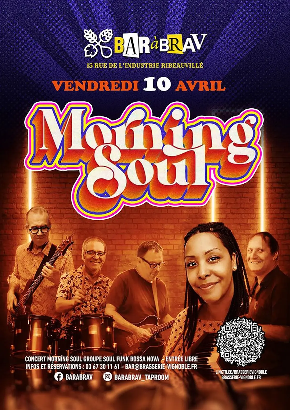 Morning Soul en concert au BaRàBraV de Ribeauvillé
