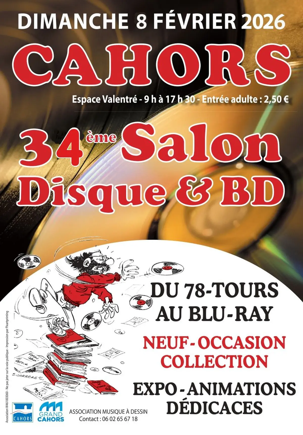 34éme Salon Disques & BD-CAHORS-2026