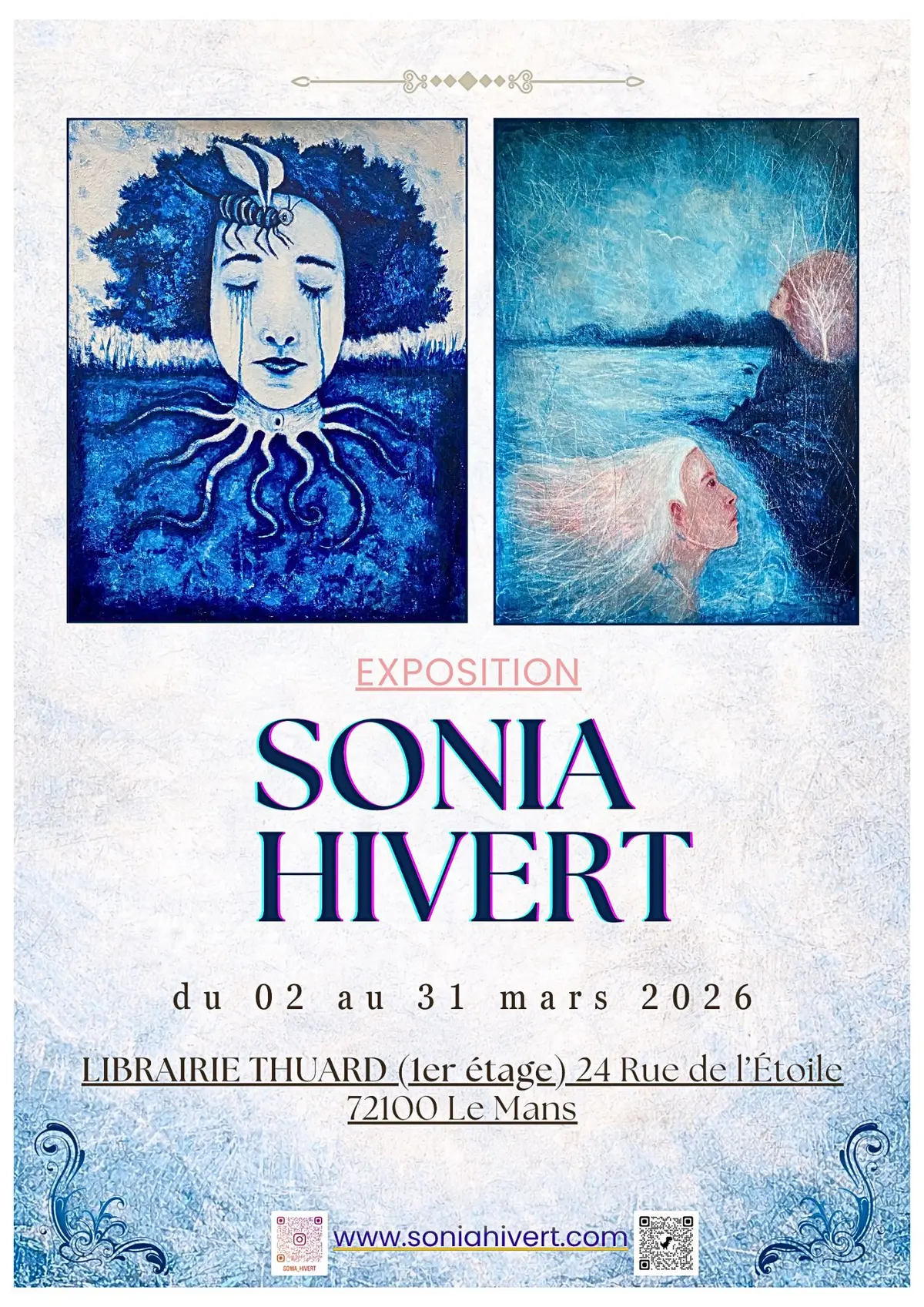 Expostion à la Librairie Thuard (Le Mans)