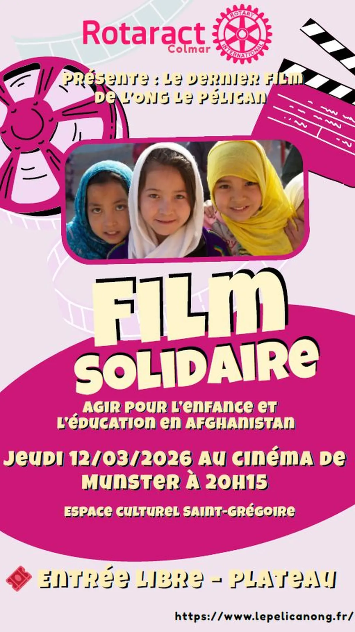 Munster - Projection du film de l'ONG Le Pélican Le Bon, le Doute et l'Espoir