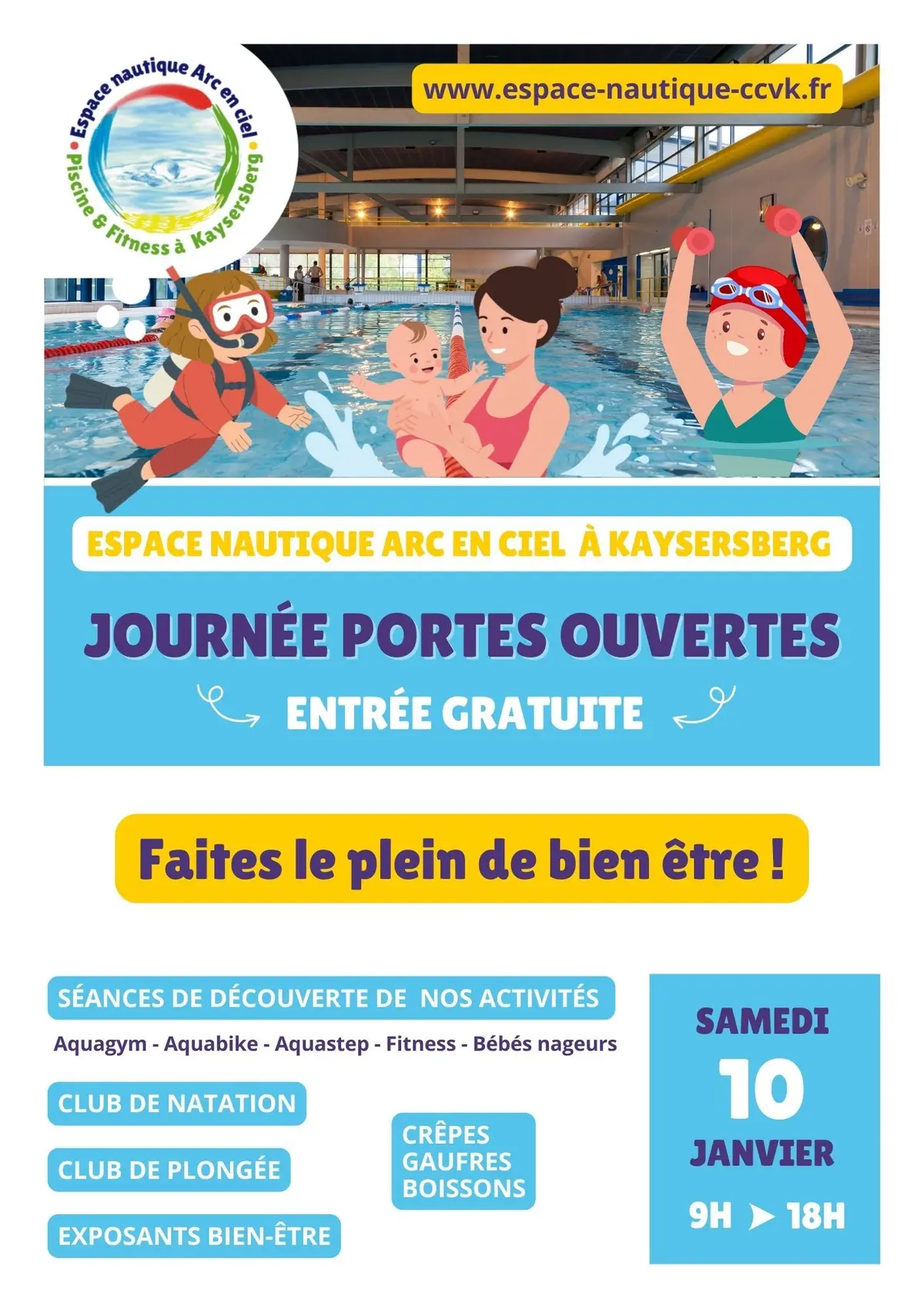 Journée Portes Ouvertes de l'Espace nautique Arc en ciel