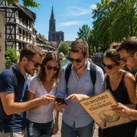 Jeu de piste découverte Les mystères de Strasbourg &copy; @Insolit'PROD