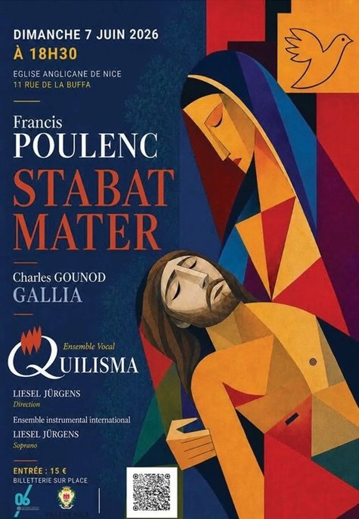 Stabat Mater Francis Poulenc et Gallia Gounod : Ensemble Vocal Quilisma  Nice