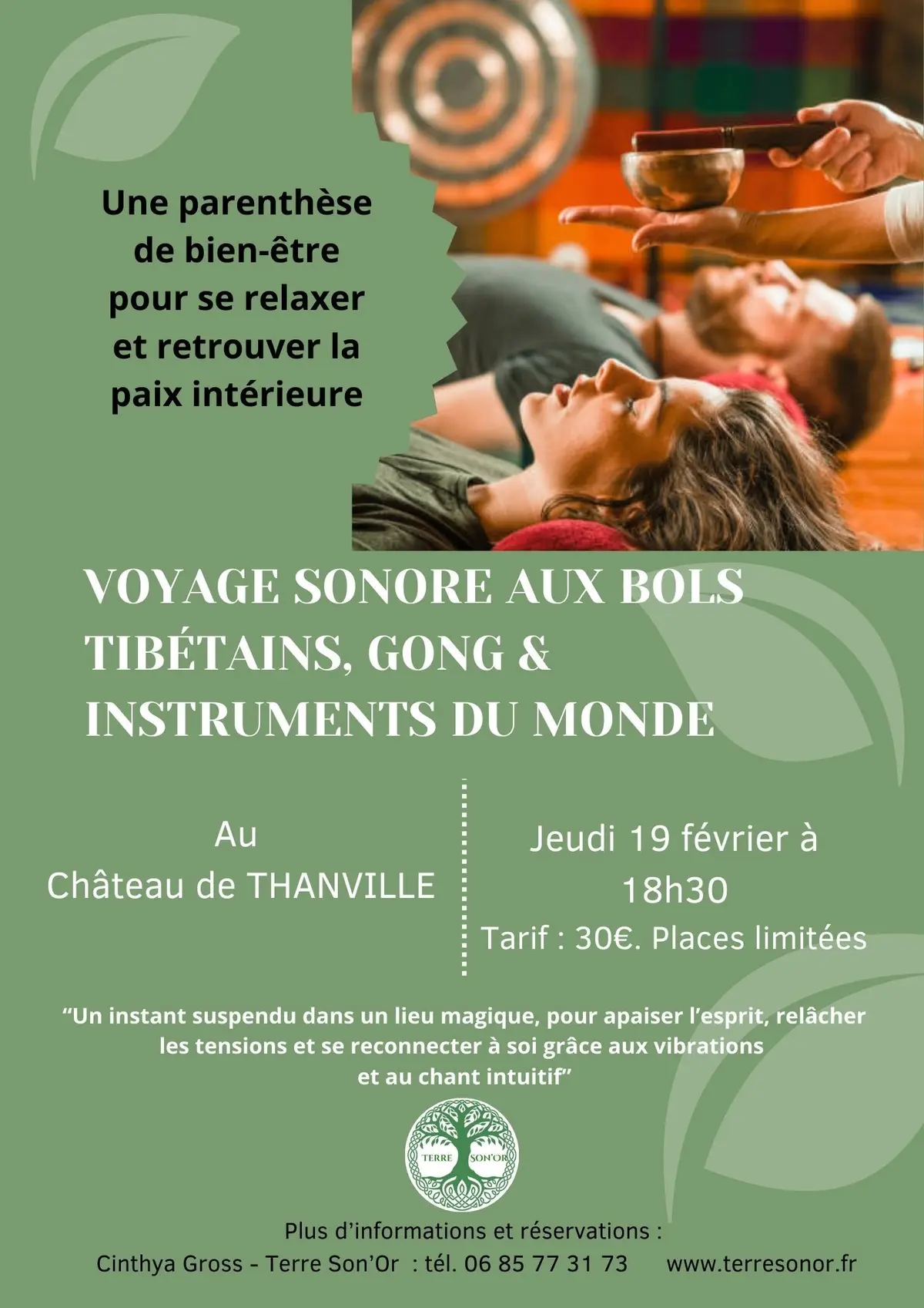 Voyage sonore & bain de gong 