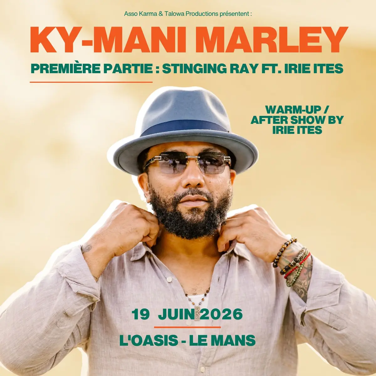 Ky-Mani Marley + Stinging Ray & Irie Ites
