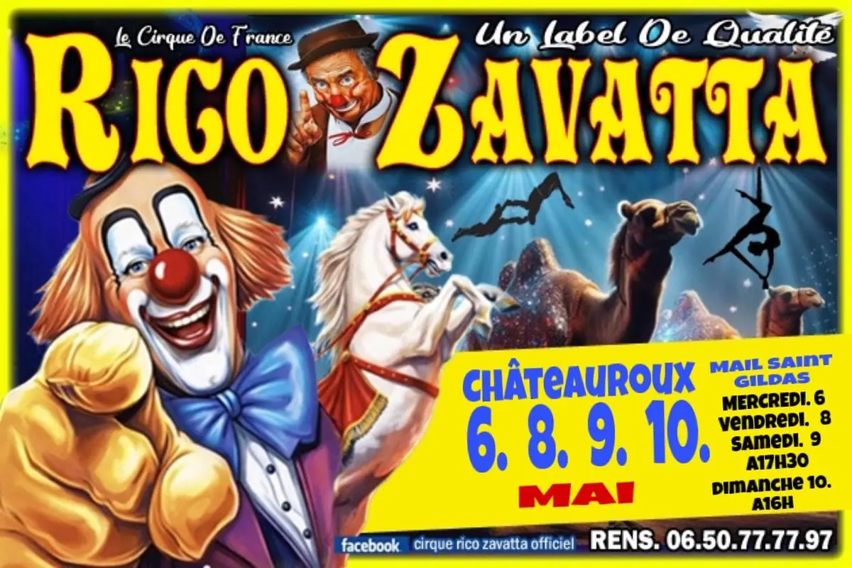 Cirque Rico Zavatta a Chateauroux