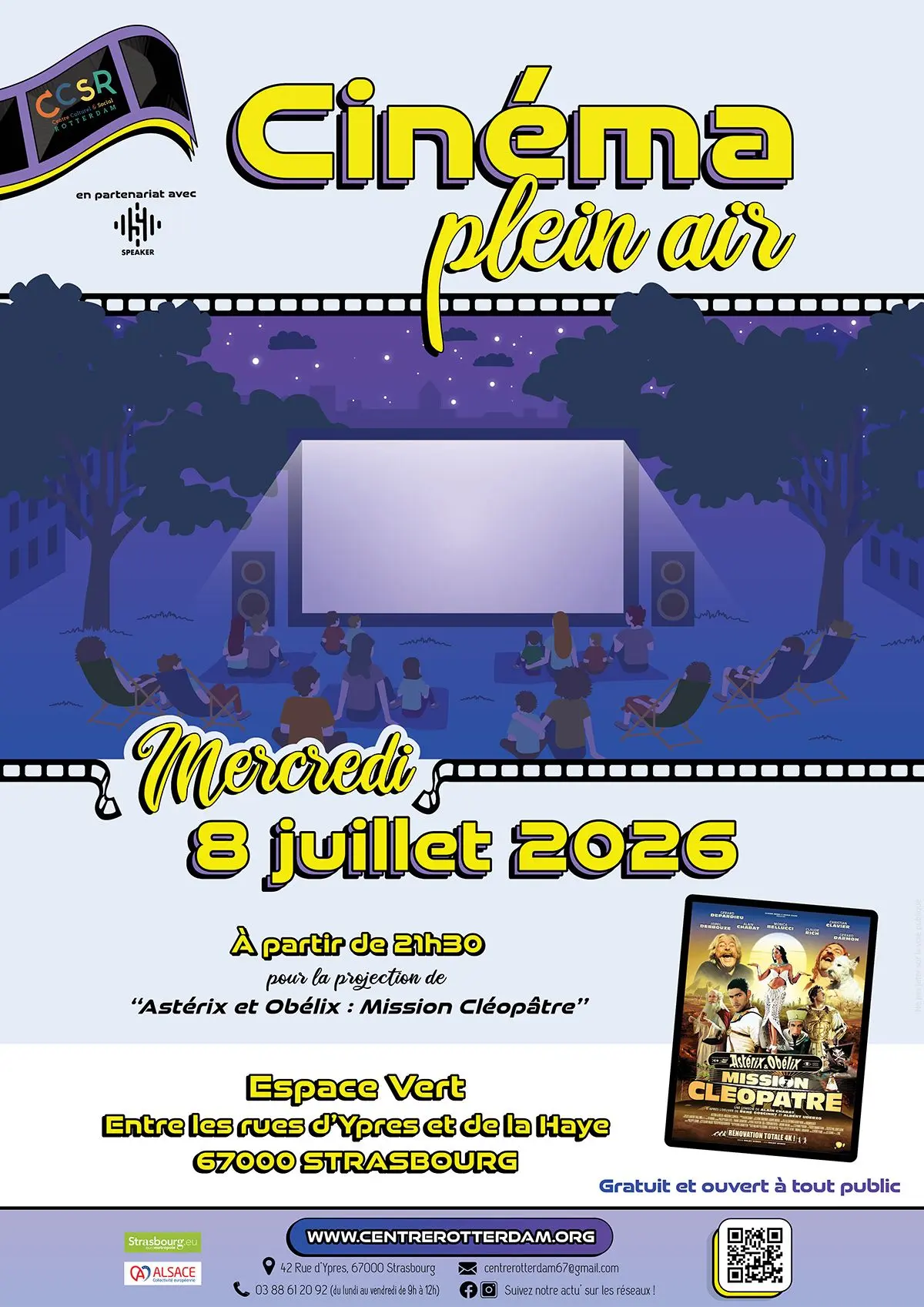 Cinéma plein air - Astérix et Obélix : Mission Cléopâtre