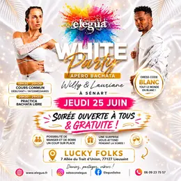 Apérobachata White Party 100% gratuit à Sénart 