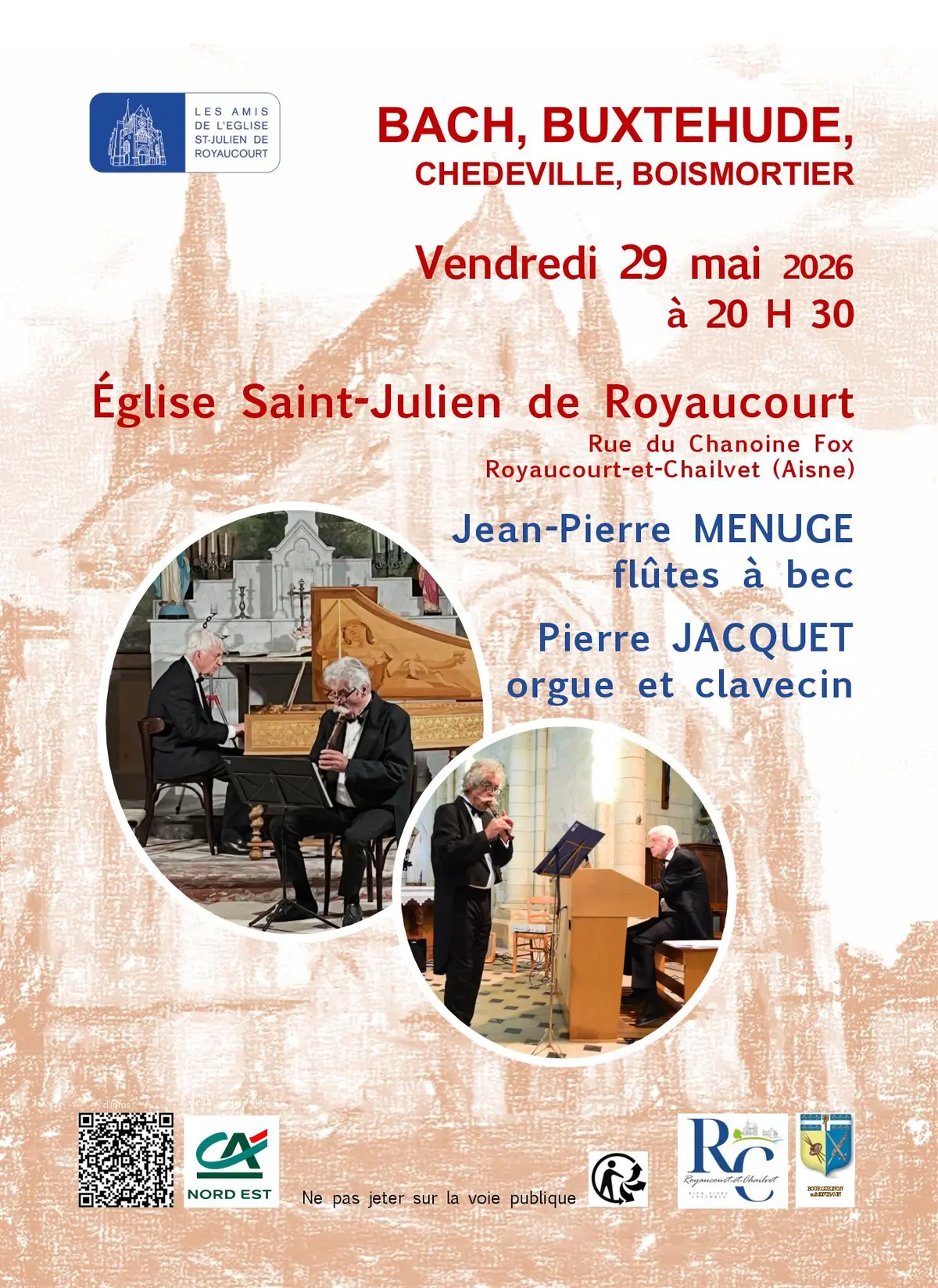 Musique Baroque - Flutes à bec, orgue et clavecin