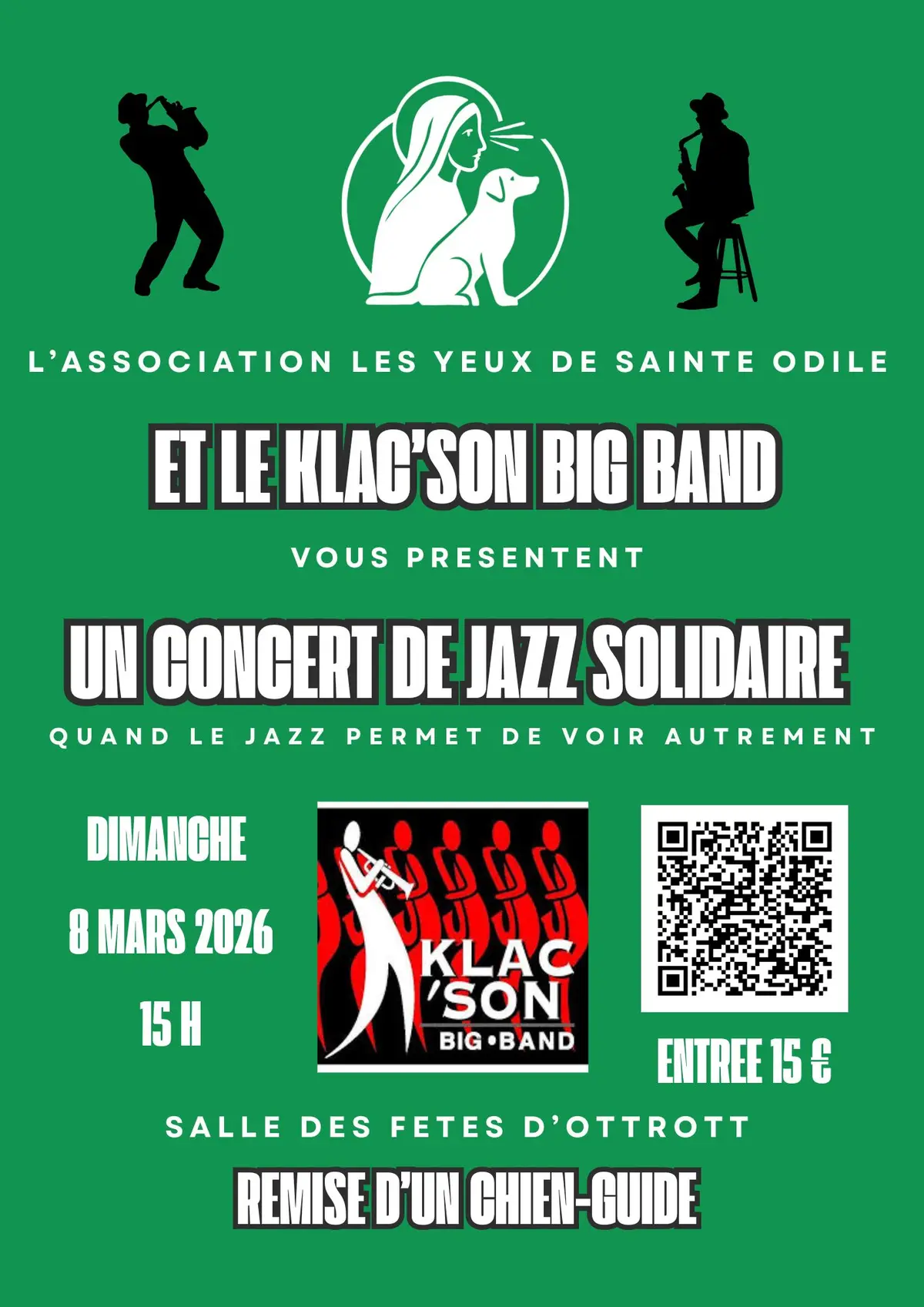 Ottrott Jazz Concert  donné par Klac'son Big Band et  Cinthia colombo
