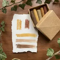 Atelier Ado-Adulte Fabrication de pastels secs et craies grasses en cire &copy; L'atelier la Pigmentière