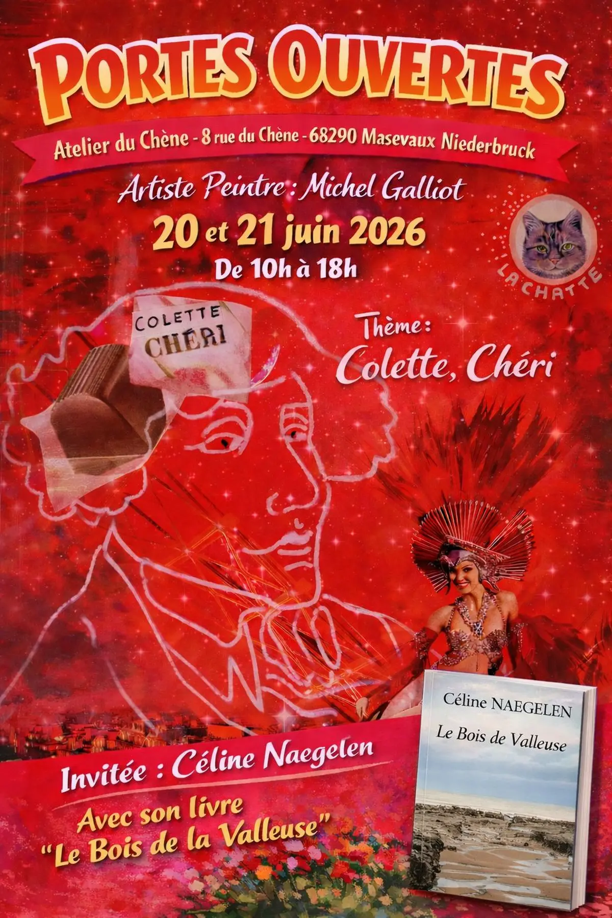 Portes ouvertes de l'atelier sur le thème : Colette, Chéri