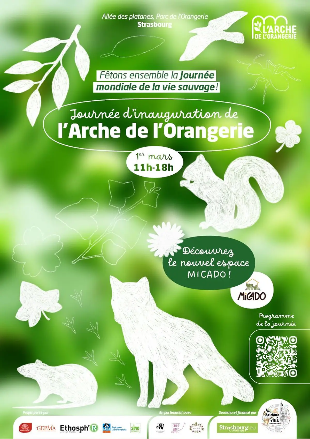 Inauguration de l'Arche de l'Orangerie – Journée mondiale de la vie sauvage