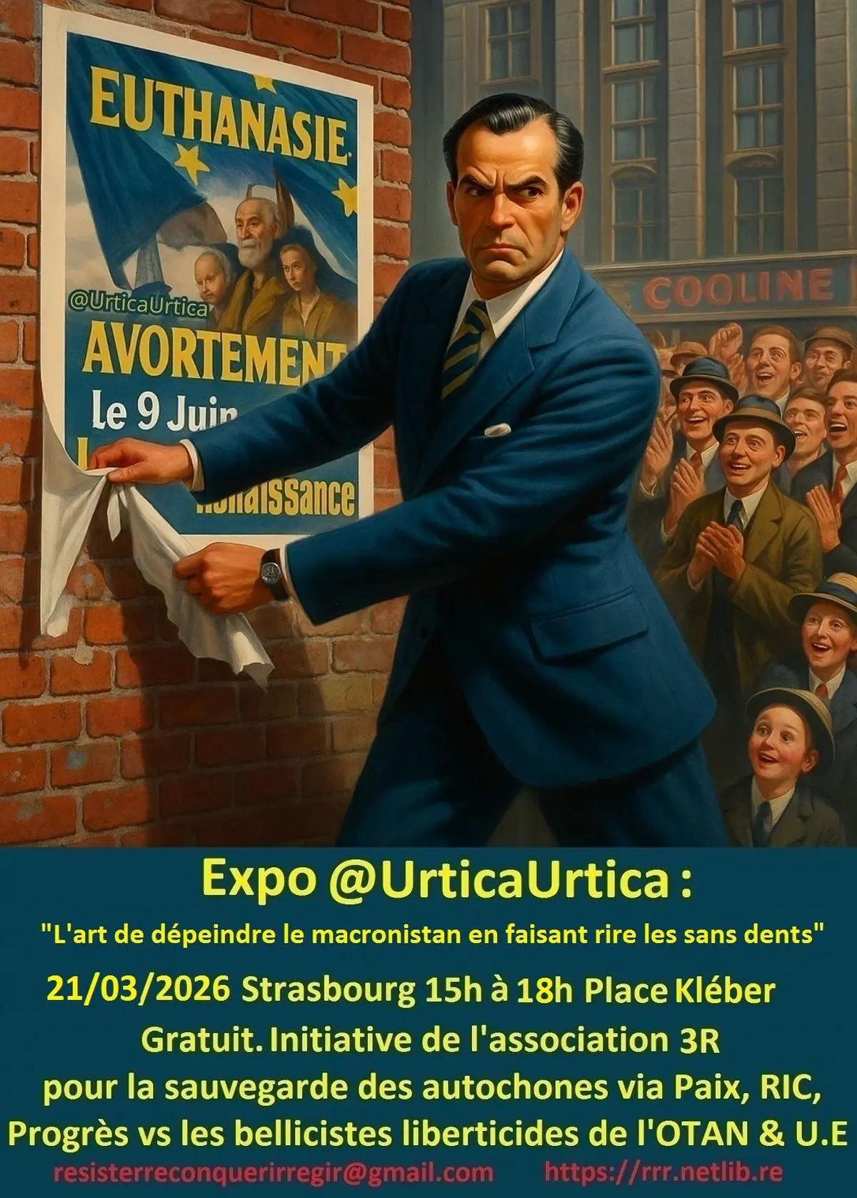 Urtica :  l’art de dépeindre le macronistan en faisant rire les sans dents ! 