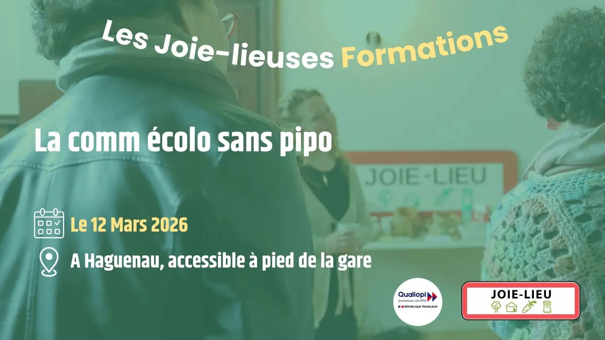 Formation la comm écolo sans pipo